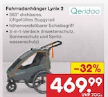 Fahrradanhänger Lynix 2 im Angebot bei Netto Marken-Discount in Böblingen Fahrradanhänger Lynix 2 Angebote von Qeridoo bei Netto Marken-Discount Böblingen für 469,99 €