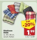 Sitzkissen SUSA Angebote bei combi Rheine für 1,99 €