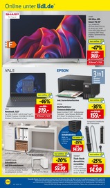 Fernseher im Lidl Prospekt in Elmshorn Aktueller Lidl Prospekt mit Fernseher, "LIDL LOHNT SICH", Seite 44