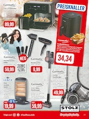 Staubsauger im Kaufhaus Stolz Prospekt in Rostock Aktueller Kaufhaus Stolz Prospekt mit Staubsauger, "STOLZ. Das Kaufhaus im Norden.", Seite 9