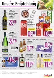 Coca Cola Zero im Trinkgut Prospekt in Bensheim Aktueller Trinkgut Prospekt mit Coca Cola Zero, "Aktuelle Angebote", Seite 8