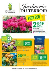 Promos Meuble De Jardin dans le catalogue "PRIX ÉCO !" de Jardineries du terroir Meuble De Jardin en promo dans le catalogue Jardineries du terroir à la page 1