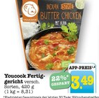 Fertiggericht Angebote von Youcook bei E center Baden-Baden für 3,49 €