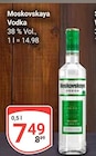 Aktuelles Moskovskaya Vodka Angebot bei GLOBUS in Mannheim ab 7,49 €