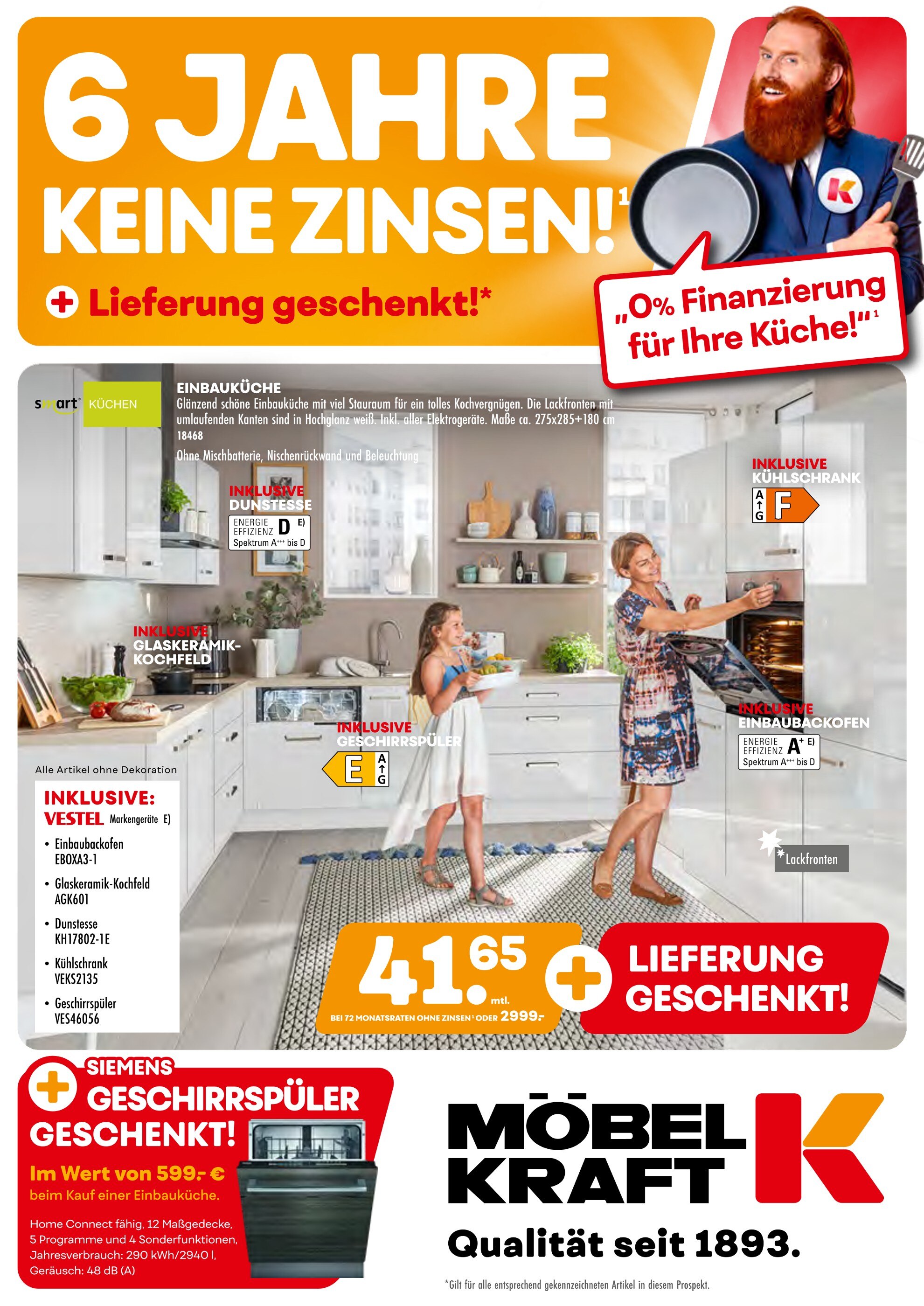 Möbel Kraft Prospekt für Berlin mit 32 Seiten Möbel Kraft Prospekt für Berlin: "6 Jahre keine Zinsen!", 32 Seiten, 11.08.2021 - 12.10.2021