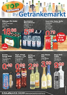 TOP Getränke Prospekt Aktuelle Angebote mit 4 Seiten