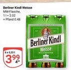 Weisse im Angebot bei GLOBUS in Bad Kreuznach Weisse Angebote von Berliner Kindl bei GLOBUS Bad Kreuznach für 3,99 €