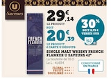 Super U Dun-sur-Auron - Promo Single malt whisky french flanker 42° Promo Single malt whisky french flanker 42° à 20,39 € dans le catalogue Super U à Dun-sur-Auron