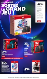 Promos Nintendo Switch dans le catalogue "FAITES ENTRER LA NOUVEAUTÉ À LA MAISON !" de Carrefour Nintendo Switch en promo dans le catalogue Carrefour à la page 6