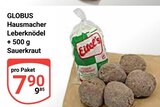 Hausmacher Leberknödel Angebote von Globus bei GLOBUS Frankenthal für 7,90 €