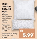 Kopfkissen von John Cotton Dreams im aktuellen Kaufland Prospekt