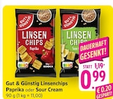 EDEKA - Linsenchips Paprika Angebot im Prospekt Linsenchips Paprika bei EDEKA im Prospekt "" für 0,99 €