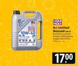 Nr.1 Leichtlauf-Motorenöl 10W-40 im Angebot bei famila Nordost in Stade Nr.1 Leichtlauf-Motorenöl 10W-40 Angebote von Liqui Moly bei famila Nordost Stade für 17,00 €