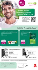 mea - meine apotheke Apotheken Prospekt der aktuellen Woche mit 4 Seiten, gültig von 01.08.2026 bis 31.08.2026, in Perl und Umgebung Aktueller mea - meine apotheke Apotheken Prospekt in Perl und Umgebung, "Unsere August-Angebote" mit 4 Seiten, 01.08.2026 - 31.08.2026