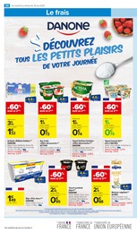 Prix et réduction Actimel dans le prospectus Carrefour Market en cours Offre Actimel dans le catalogue Carrefour Market du moment à la page 28