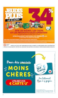 Prospectus U Express de la semaine "U Express" avec 2 pages, valide du 12/08/2025 au 24/08/2025 pour Chatou et alentours