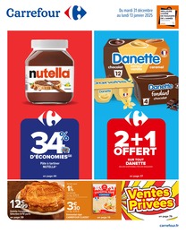 Catalogue Supermarchés Carrefour en cours à Teyssiéres et alentours, Carrefour, 82 pages, 31/12/2024 - 13/01/2025