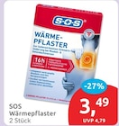 Wärmepflaster von SOS im aktuellen budni Prospekt für 3,49 €