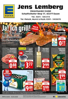 Aktueller EDEKA Prospekt "Aktuelle Angebote" Seite 1 von 24 Seiten für Essen
