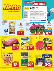 Bier im Netto Marken-Discount Prospekt "Aktuelle Angebote" mit 44 Seiten (Straubing)