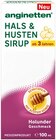 Hals & Husten Sirup im Angebot bei Penny in Freiberg Hals & Husten Sirup Angebote von anginetten bei Penny Freiberg für 3,99 €