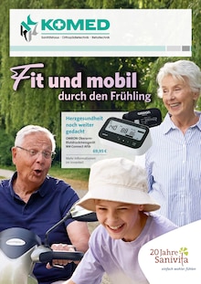 KoMed Medical Vertriebs GmbH & Co KG Hauptverwaltung Prospekt Fit und mobil durch den Frühling mit 6 Seiten