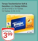 Taschentücher Soft & Sensitive bei GLOBUS im Prospekt "" für 3,99 €