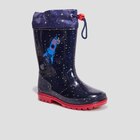 Bottes de pluie à coulisse bleu marine garçon à 12,59 € dans le catalogue La Halle