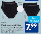 Maxi- oder Midi-Slips Angebote von NUR DIE bei ALDI SÜD Rottenburg für 7,99 €