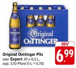 Pils im Angebot bei E center in Ulm Pils Angebote von Oettinger bei E center Ulm für 6,99 €