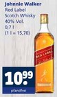 Red Label im Angebot bei Getränkewelt in Dortmund Red Label Angebote von Johnnie Walker bei Getränkewelt Dortmund für 10,99 €