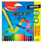 Maped Color'Peps - 15 Crayons de couleur Infinity - pochette carton - Maped - Bureau Vallée Maped Color'Peps - 15 Crayons de couleur Infinity - pochette carton - Maped à 2,39 € dans le catalogue Bureau Vallée