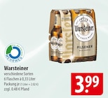 Pilsener Angebote von Warsteiner bei famila Nordost Stralsund für 3,99 €