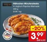 Aktuelle Hähnchen Angebote bei Netto Marken-Discount in Offenbach (Main) Aktuelles Hähnchen-Minutensteaks Angebot bei Netto Marken-Discount in Offenbach (Main) ab 3,99 €