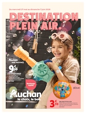 Prospectus Supermarchés Auchan Hypermarché en cours à Picauville et alentours, "DESTINATION PLEIN AIR.", 20 pages, 27/05/2026 - 07/06/2026 Catalogue Supermarchés Auchan Hypermarché en cours à Picauville et alentours, "DESTINATION PLEIN AIR.", 20 pages, 27/05/2026 - 07/06/2026