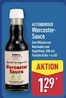 Worcester-Sauce von Altenburger für 1,29 € bei ALDI Nord im Angebot Worcester-Sauce von Altenburger im aktuellen ALDI Nord Prospekt