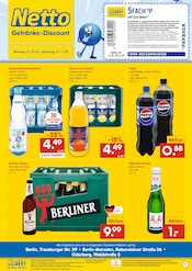 Aktueller Netto Marken-Discount Discounter Prospekt in Hoppegarten und Umgebung, "DER ORT, AN DEM DU IMMER AUSGEZEICHNETE PREISE FINDEST." mit 2 Seiten, 27.10.2025 - 01.11.2025