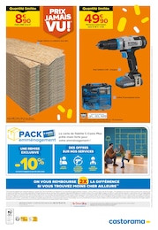 Offre Perceuse dans le catalogue Castorama du moment à la page 16