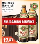 Hasen hell im Angebot bei Getränke City in München Hasen hell Angebote von Hasenbräu bei Getränke City München für 12,49 €