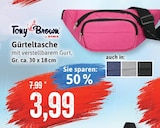 Gürteltasche im Angebot bei Kaufhaus Stolz in Rostock Gürteltasche Angebote von Tony Brown bei Kaufhaus Stolz Rostock für 3,99 €