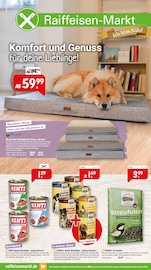 Aktueller Raiffeisenmarkt Prospekt mit Hundefutter, "Komfort und Genuss für deine Lieblinge!", Seite 1