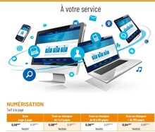 Bureau Vallée Lille - Numérisation Promo Numérisation dans le catalogue Bureau Vallée "Espace Services" à Lille
