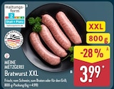 Bratwurst XXL Angebote von MEINE METZGEREI bei ALDI Nord Halberstadt für 3,99 €