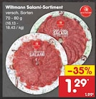 Salami-Sortiment von Wiltmann im aktuellen Netto Marken-Discount Prospekt für 1,29 €