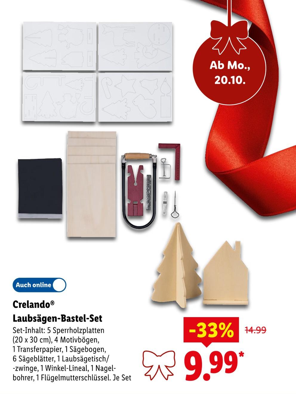 Laubsägen-Bastel-Set