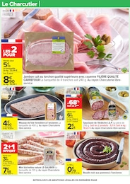 Offre Jambon cuit dans le catalogue Carrefour du moment à la page 25