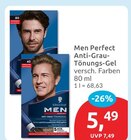 Men Perfect Anti-Grau-Tönungs-Gel von Schwarzkopf für 5,49 € bei budni im Angebot Men Perfect Anti-Grau-Tönungs-Gel von Schwarzkopf im aktuellen budni Prospekt