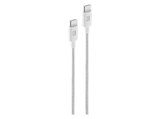 Geflochtenes USB-C zu USB-C, Ladekabel, 1,5 m, Weiß im MediaMarkt Saturn Prospekt Geflochtenes USB-C zu USB-C, Ladekabel, 1,5 m, Weiß von CELLULAR LINE im aktuellen MediaMarkt Saturn Prospekt für 8,00 €