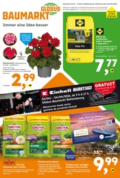Prospectus Globus-Baumarkt, "GLOBUS BAUMARKT Immer eine Idee besser" à Thionville et alentours, 16 pages, 30/03/2026 - 04/04/2026 Catalogue Globus-Baumarkt "GLOBUS BAUMARKT Immer eine Idee besser" à Thionville et alentours, 16 pages, 30/03/2026 - 04/04/2026