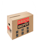 Carton de déménagement brico dépôt 36 l en promo chez Brico Dépôt Carton de déménagement brico dépôt 36 l dans le catalogue Brico Dépôt